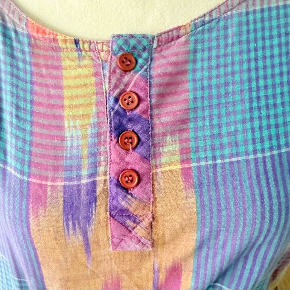 ✨ Vintage Joseph Studio 2-Piece Set Artsy Plaid Top & Midi Skirt Size M 🎨 - Picture 7 of 15